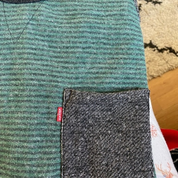 Levi’s Sweater Long Sleeve Super Soft Polo Banded Waist XL 🐝 - Picture 10 of 10